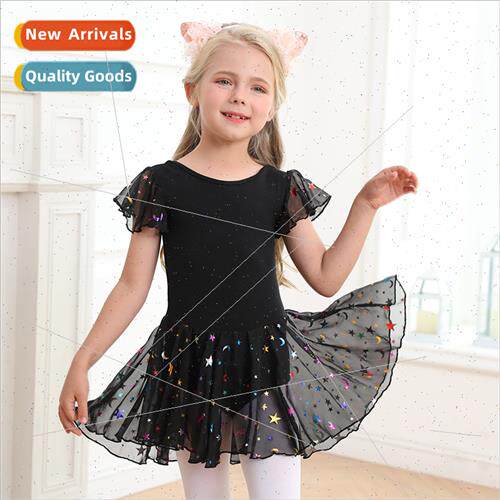 Childrens dance costumes girls practice clothes summer short