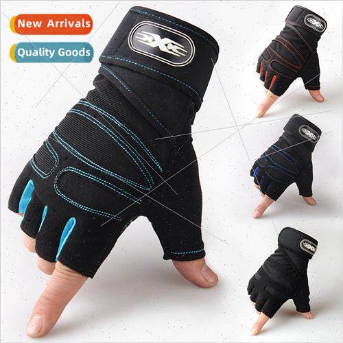 Weightlifting Half Finger Gloves Men Sports Gym Equipment Ou