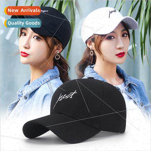 Hat women spring fall new wild fashion embroidery letters su