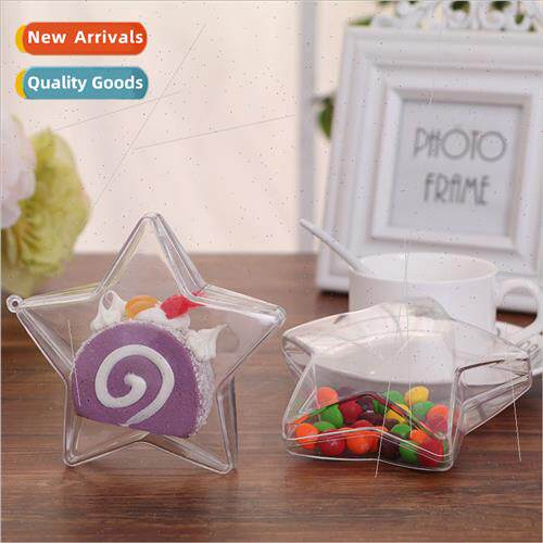 Transparent Creative Pleasure Candy Box Plastic Pentagram Ca
