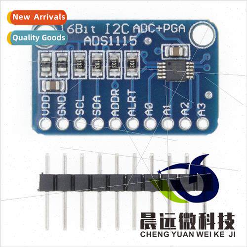 4-Channel ADS1115 16-B Analog-to-Digal Converter ADC Develop