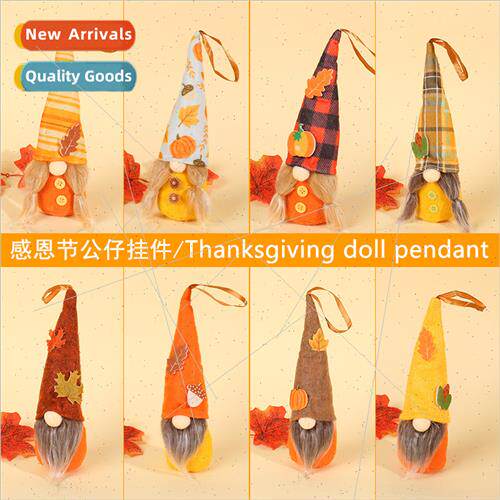 Autumn New Harvest Festival Rudolph Pendant Doll Hanging Dec