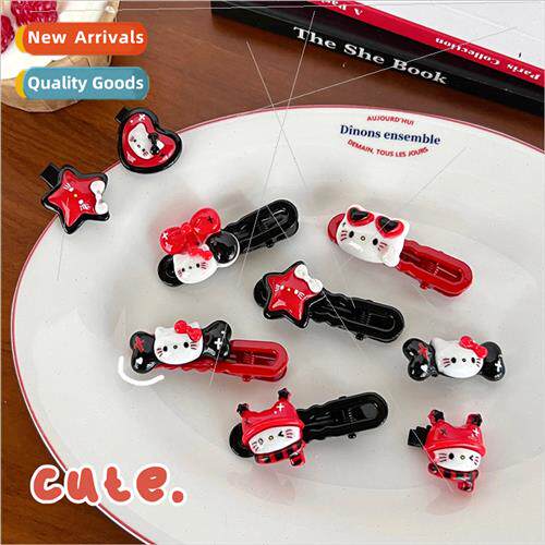 Cute sweet cool wind cartoon kten hair clips hair accessorie