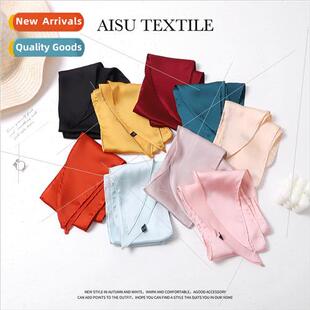 ribbon Korea long color smal narrow diagonal thin Solid new