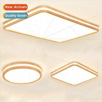 Japan log lamp simple ceiling lamp living room lamp bedroom