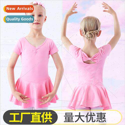 wear childrens female Chinese dance summer short-sleeved dan