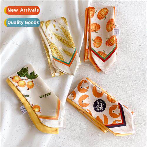 Korea  new spring fall fashion thin narrow long small silk s