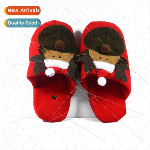 Children home slippers fall winter warm cotton slippers Sant