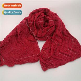 scarf skeleton flower Autumn knted hundred fashion winter