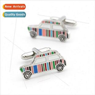 colorful fashion stripes car Fre classic cufflinks personaly