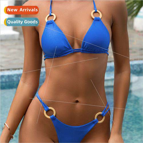 2024 New Nylon Shiny Europe Bikini Ladies Sexy Spl Swimsu So