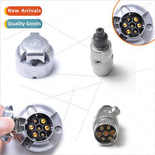 Automotive connectors 12V 7 pole circular aluminum alloy con