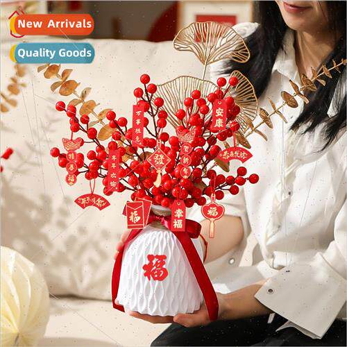 mulation Fortune Fru Red Berries New Year Christmas ving Roo