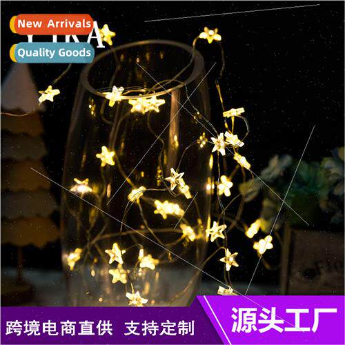Pentagram led string lights full stars led string lights Chr