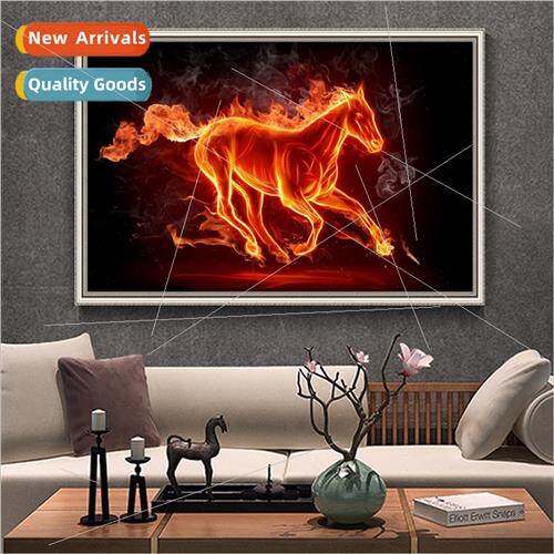 Stick diamond painting full new living room bedroom colorful