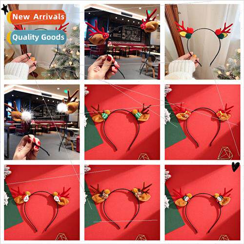 Christmas elk antlers adult children hair jewelry cute headb