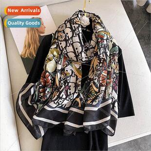 linen feel photo letters pho new cotton winter Korea autumn