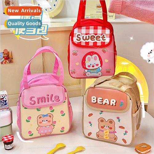 New cartoon portable lunch bag lunch box  bag lunch bag stud