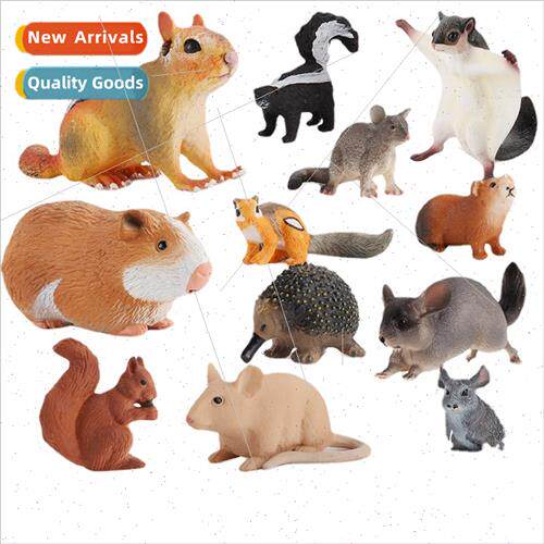 wildlife rodent model guinea pig rat mole squirrel PVC solid