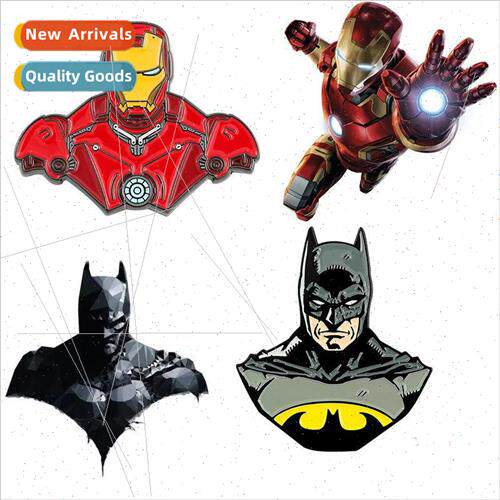 Game new cartoon cute pin Iron Man character metal character