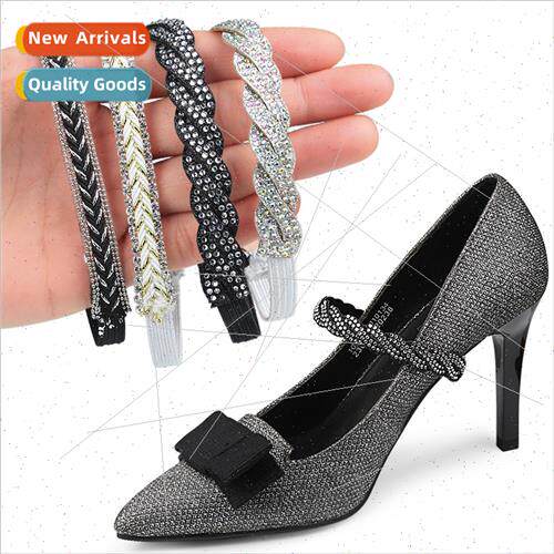 High-heeled shoes anti-drop harness laces elastic bdrill dec