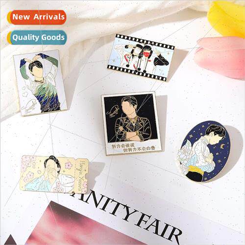 Yuzuru Hanyu star character series brooch spring come yuzu s