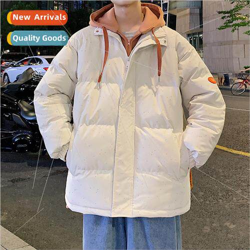 Cotton jacket men 2023 winter new nd handsome thickened cott