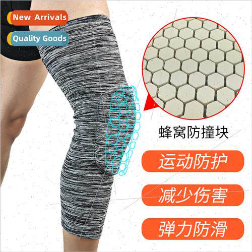 Sports knee pads honeycomb impact protection leg guards pate