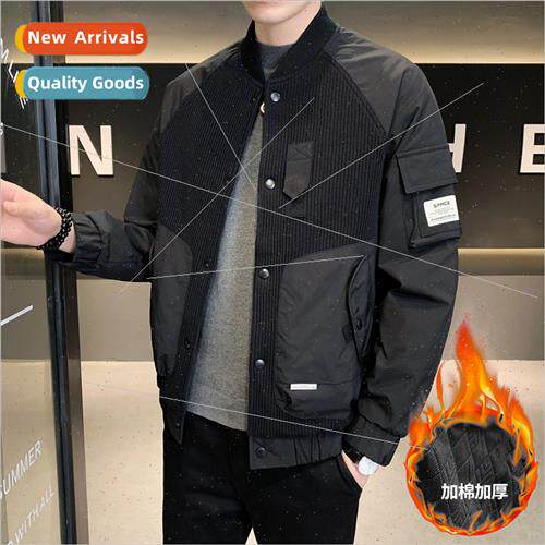 Men jacket spring fall winter  2023 new nd fall two cotton b