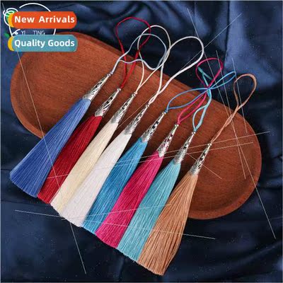 Alloy pointed cap tassel earrings spike diy handmade materia