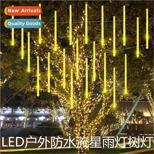 led string lights meteor shower lights outdoor lights wh sol