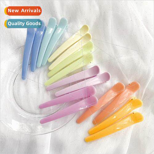 New hair card duckbill clip large candy color hair clips who