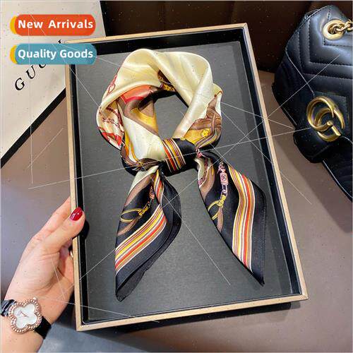 New retro neckerchief female silk 70cm square scarf spring f