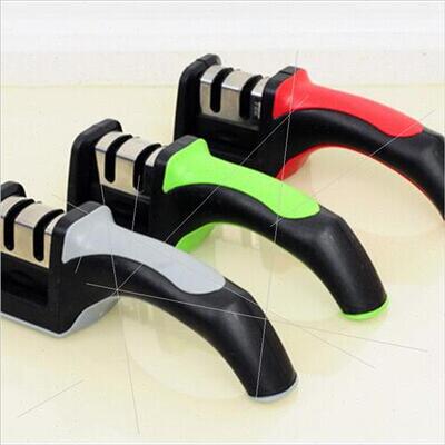 Kchen Square Head Handle Knife Sharpener . Double Fluted Cer