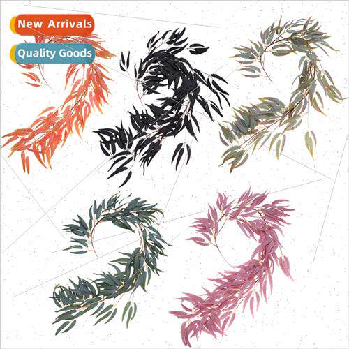 Wedding Decoration Artificial Eucalyptus Willow Leaf Rattan