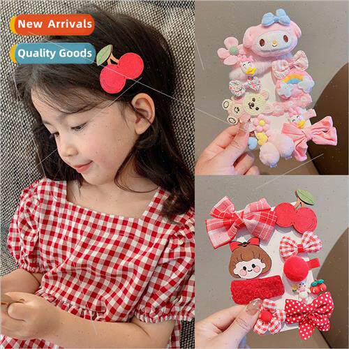 Hair clips female 2023 new children fall winter broken hairp