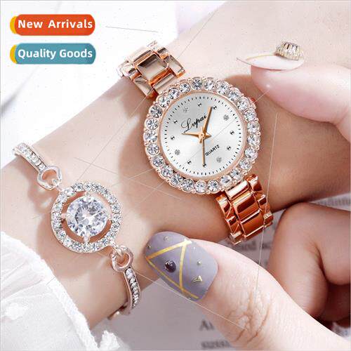 ins new fashion temperament ladies watch bracelet watch twoP