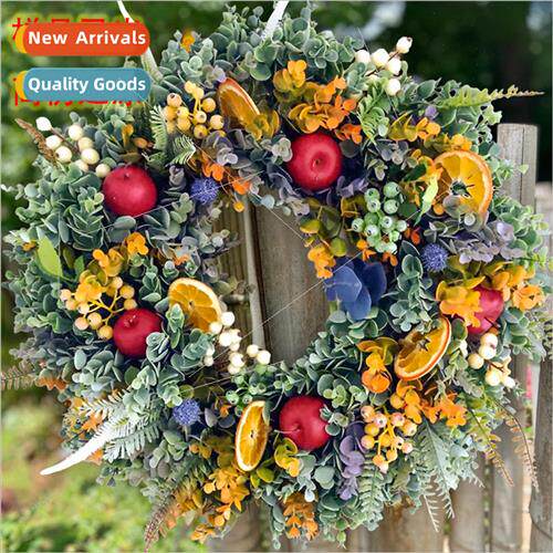 Summer Williamsburg Wreath Mini Red Apple Wreath Lemon Orang