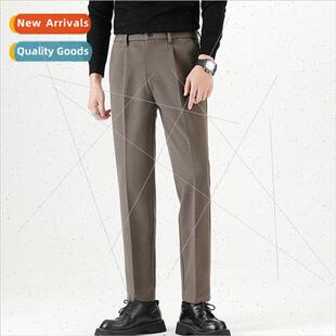 versatile men casual straight Slim winter fall pants