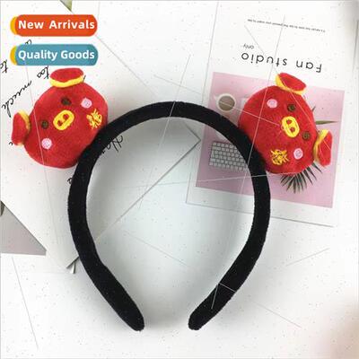 Cute piglet doll hair bands Japan Korea cartoon sweet cute h