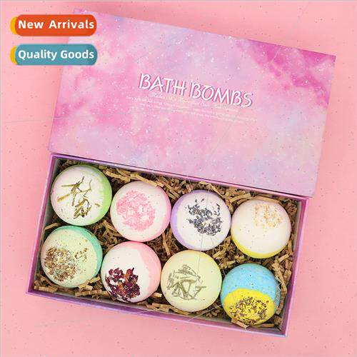 Multi-bubble rose dried flowers bubble bomb milk spa bath ba