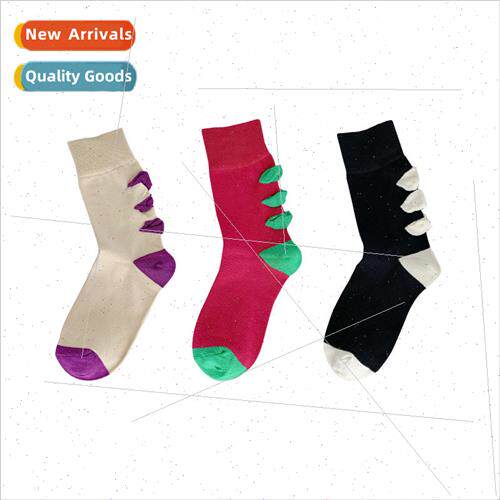 2023 Autumn Winter new Dopamine colorful dinosaur mid-calf s