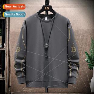 Round neck sweater men 2023 spring fall new t tide big yards