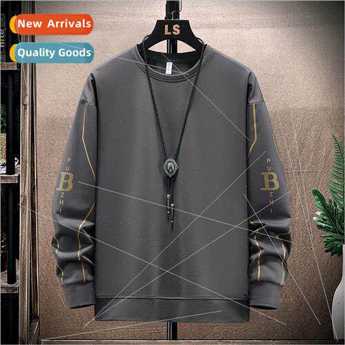 Round neck sweater men 2023 spring fall new t tide big yards