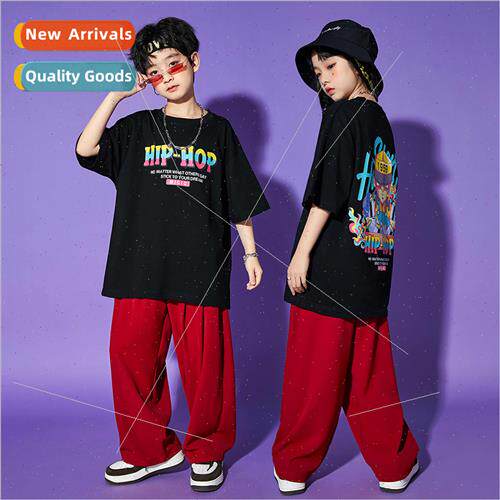 Set Dance Childrens  Clothing Cool Su hiphop Summer Boys Hip