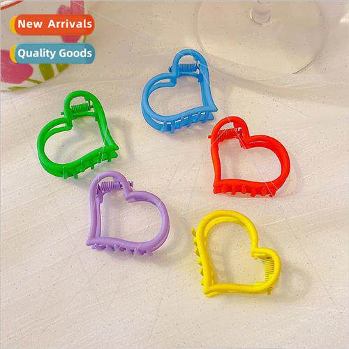 Korea love heart hair clips children cute baby trumpet hollo
