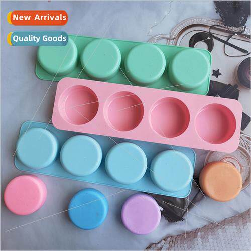 licone 4 wh soap mold round chocolate DIY cake ice cookie pa