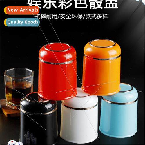 Thickened colorful sieve cup dice cup straight KTV color cup