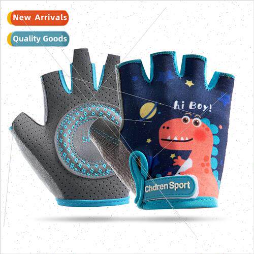 Children fness sports half-finger gloves outdoor sports prot