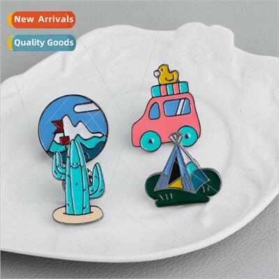 Europe Uned States new cactus car tent est brooch set shirt